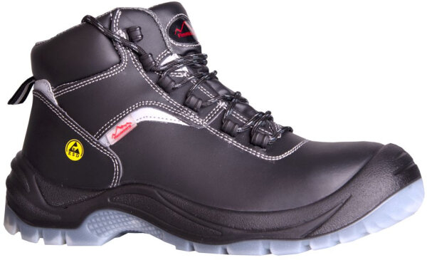 ARONA ESD, S3 ESD-Sicherheitshochschuh aus Rindleder, Gr. 36 - 48