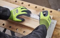 STRONGHAND® Montagehandschuh *FLEXTER*, Polyester / Latex, neongelb / grau, Gr. 7 - 12