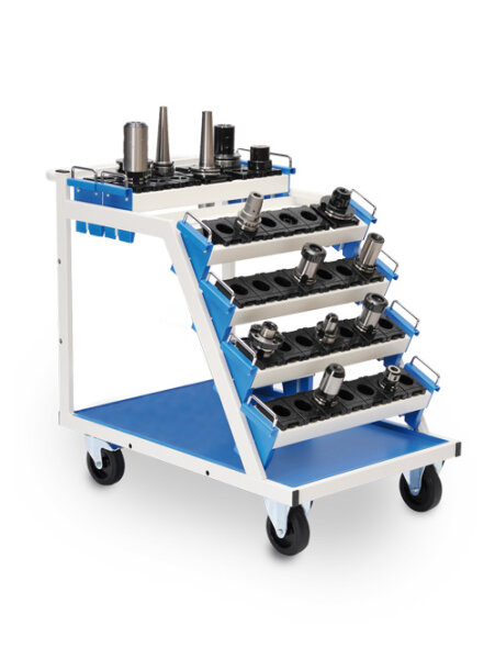Bedrunka+Hirth, CNC-Transportwagen, inkl. 6 x CNC-Werkzeugaufnahmeträger 600 (WAT), 02.288.06A